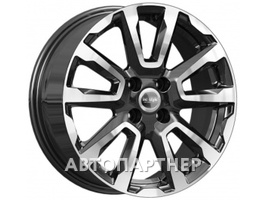 K&K KC1026 6.5x16 4x100 ET46 54.1 Алмаз черный Kia Rio